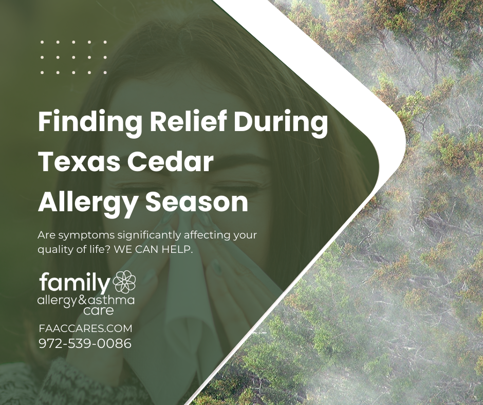 Finding Relief During Texas Cedar Allergy Season North Flower Mound Denton