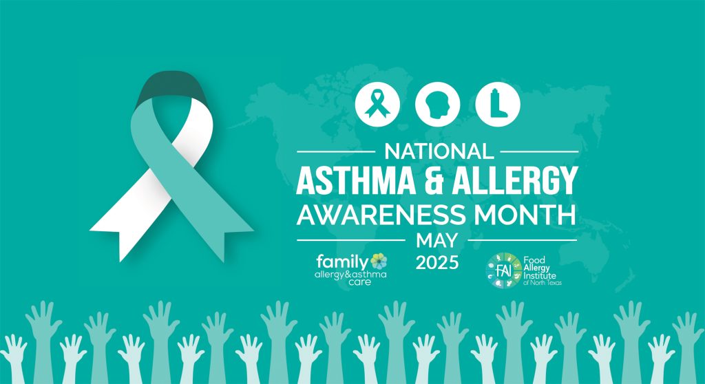 Since 1984, the Asthma and Allergy Foundation of America (AAFA) has designated May to be National Asthma and Allergy Awareness Month.